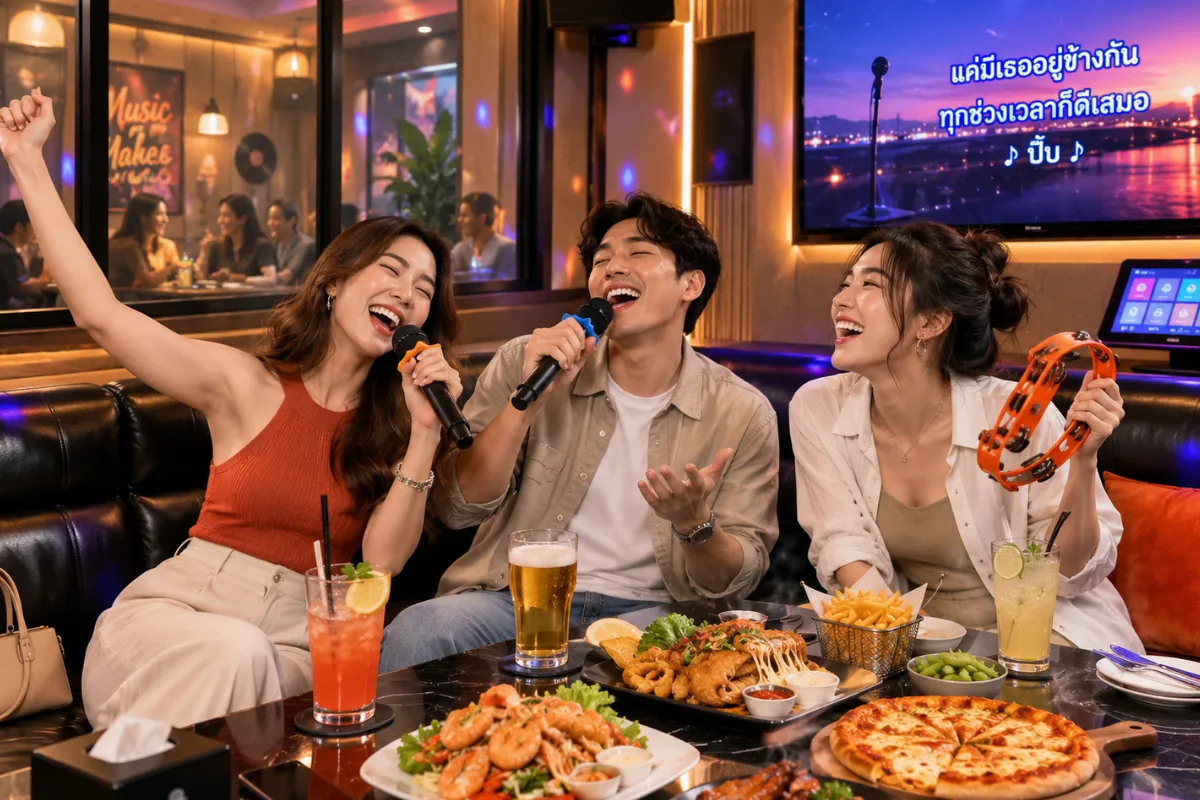 โปรโมทร้านคาราโอเกะเปิดใหม่ ใกล้อารีย์ รีวิวร้านคาราโอเกะอร่อย อารีย์.com